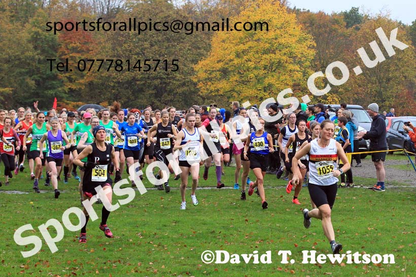 Senior women 2022 Start Fitness NEHL, Lambton Castle, Durham.  Photo: David T. Hewitson/Sports for All Pics